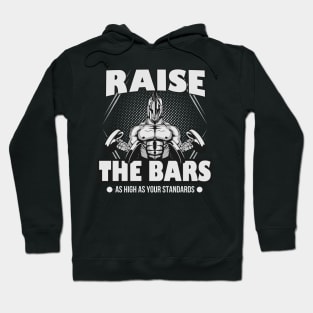 Raise the Bars Workout Weightlifting Spartan Hoodie